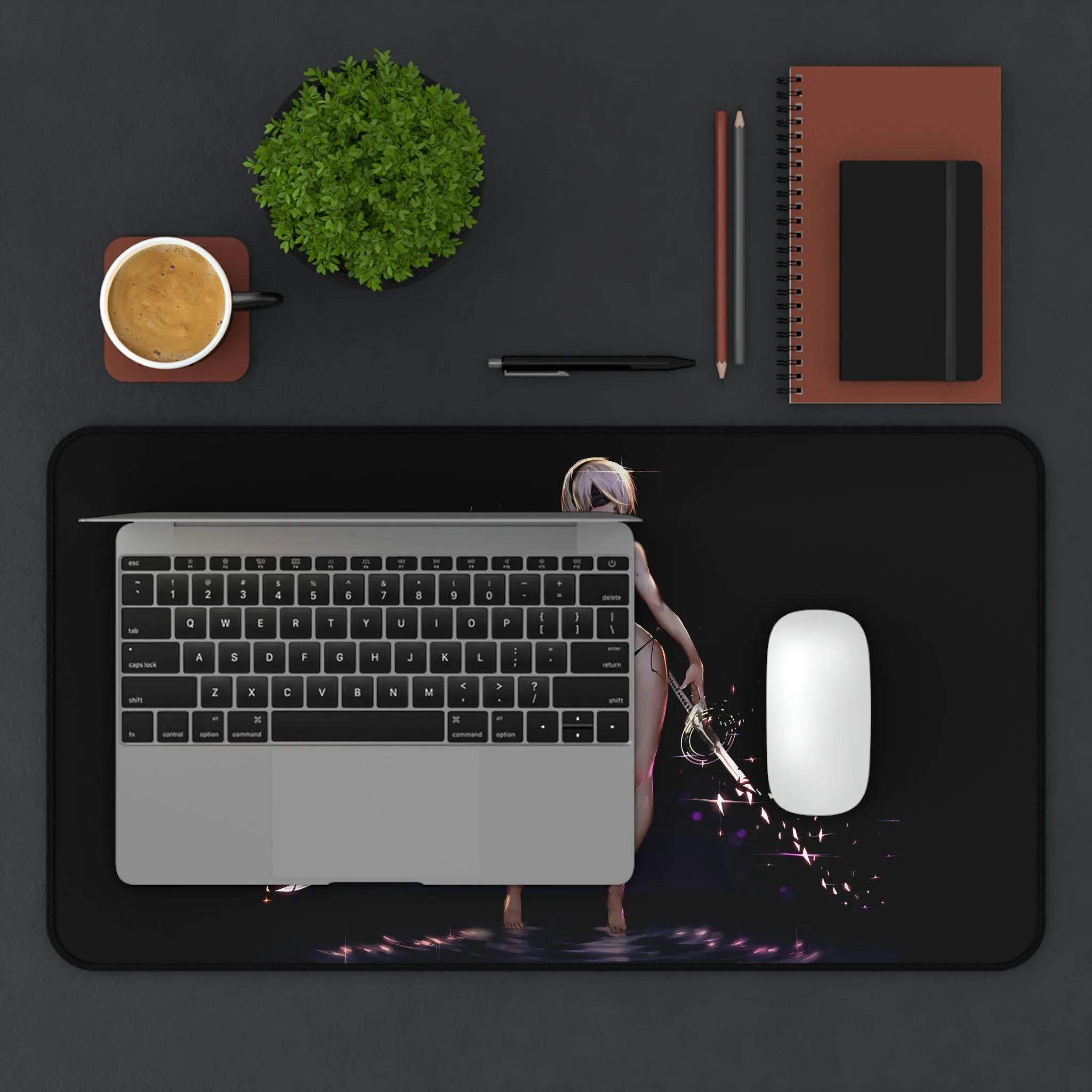 2B Sexy Bikini Katana Nier Automata Mousepad - Non Slip Desk Mat