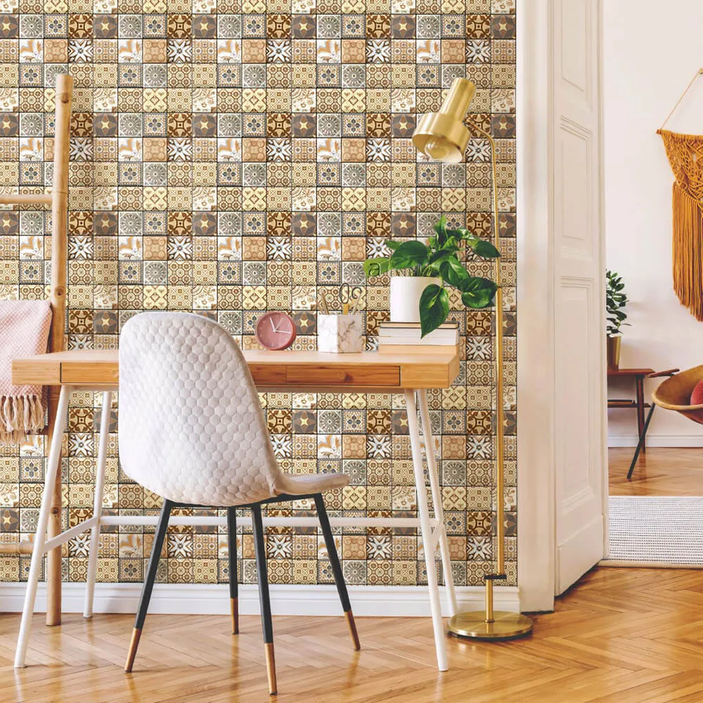 3D Bohemia Style Peel and Stick Wall Tile