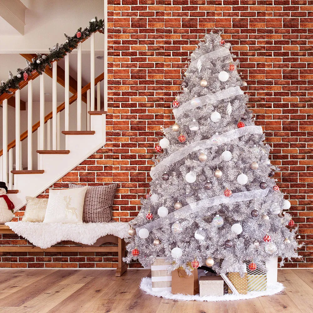 3D Classical Red Brick Peel and Stick Wall Tile
