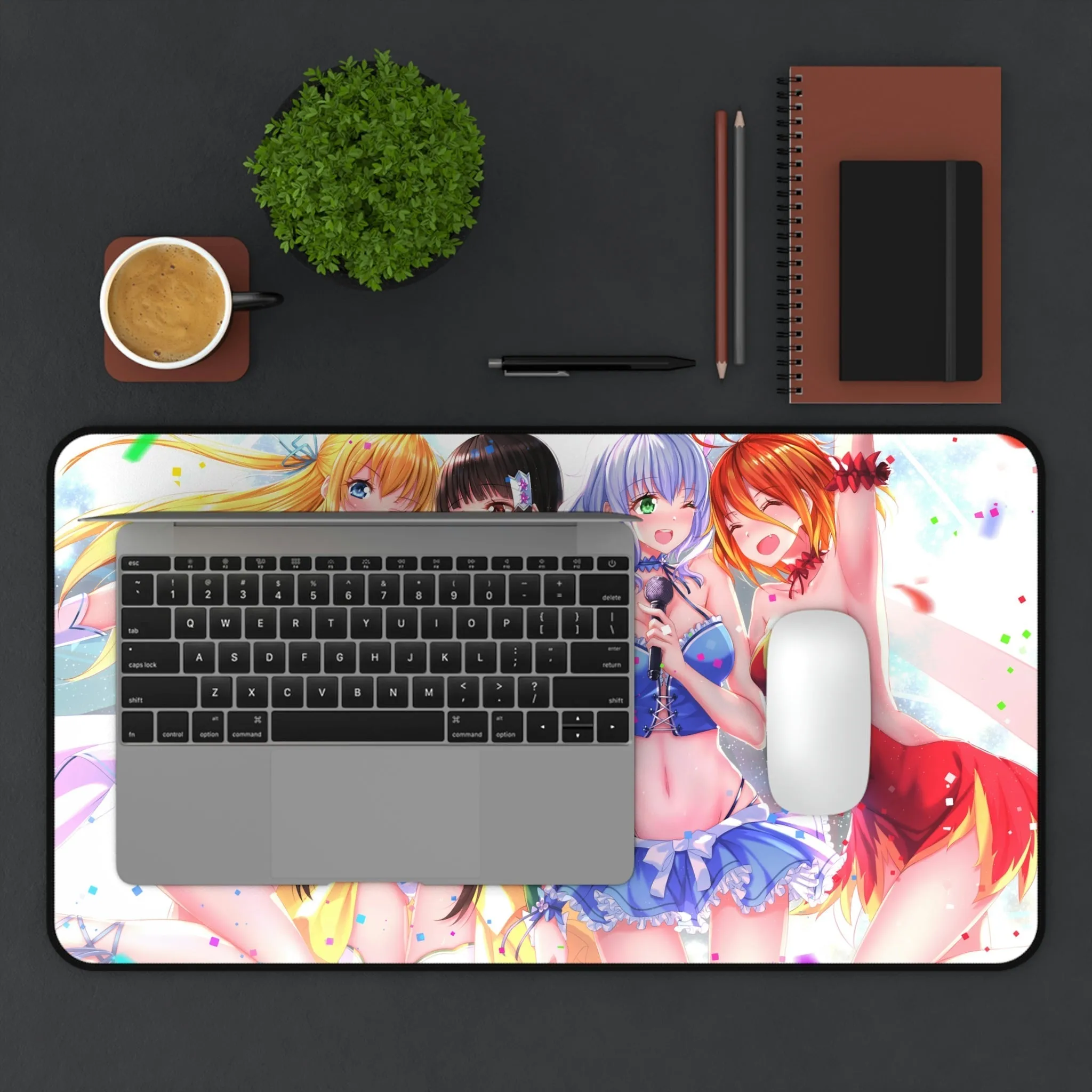 Amagi Brilliant Park Waifus Desk Mat - Non Slip Mousepad