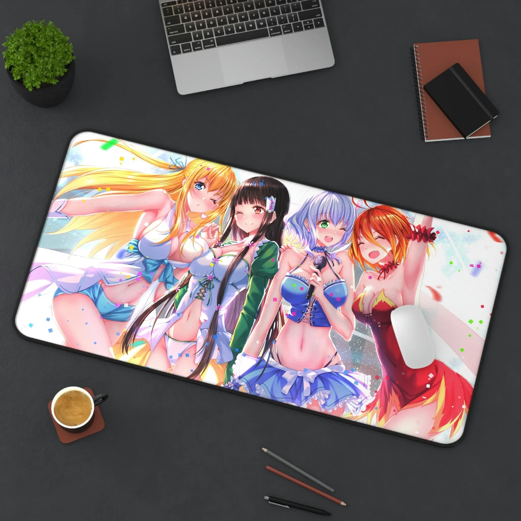 Amagi Brilliant Park Waifus Desk Mat - Non Slip Mousepad