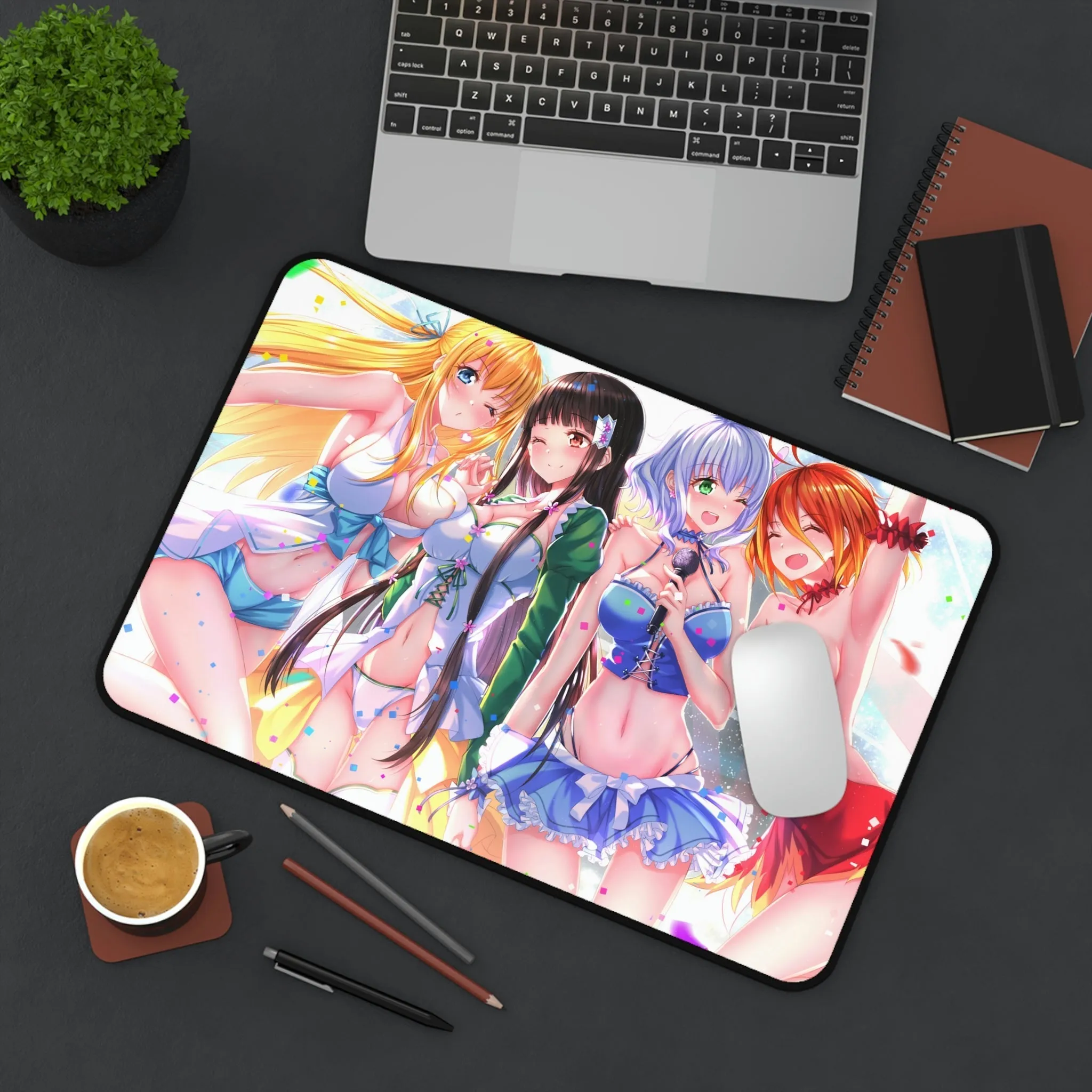 Amagi Brilliant Park Waifus Desk Mat - Non Slip Mousepad