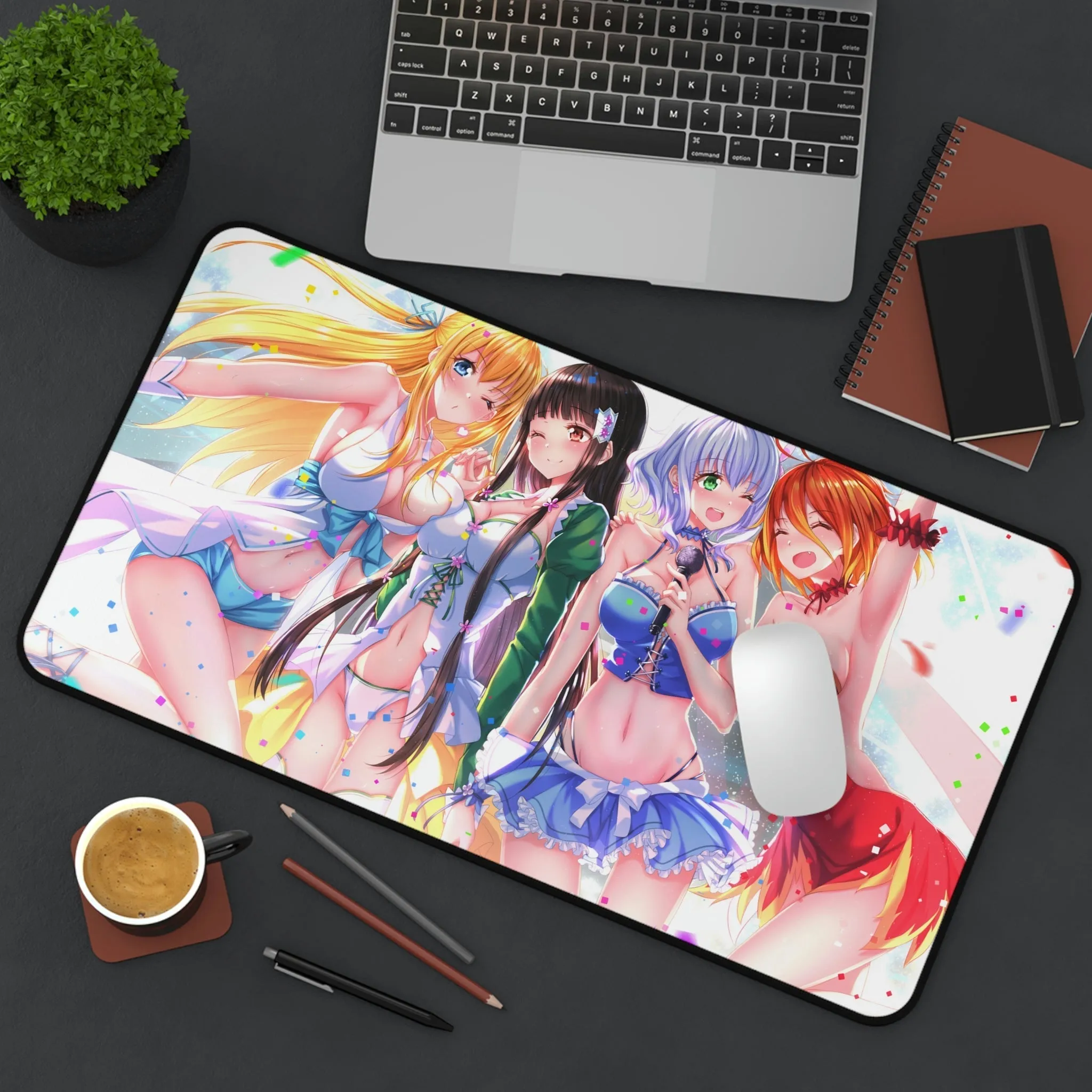 Amagi Brilliant Park Waifus Desk Mat - Non Slip Mousepad