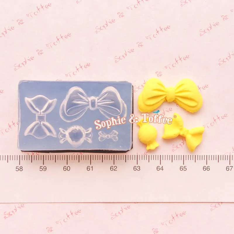 Bows & Candy Silicone Mold