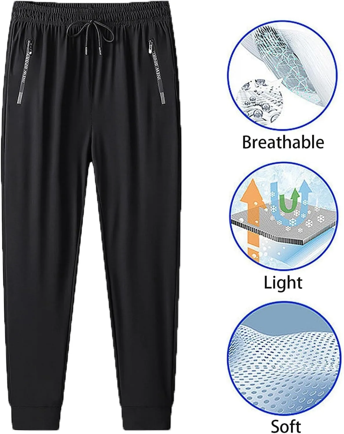 Comfys Fit Stretch Active Pants for Women, Unisex Ultra Stretch Breathable Casual Pants