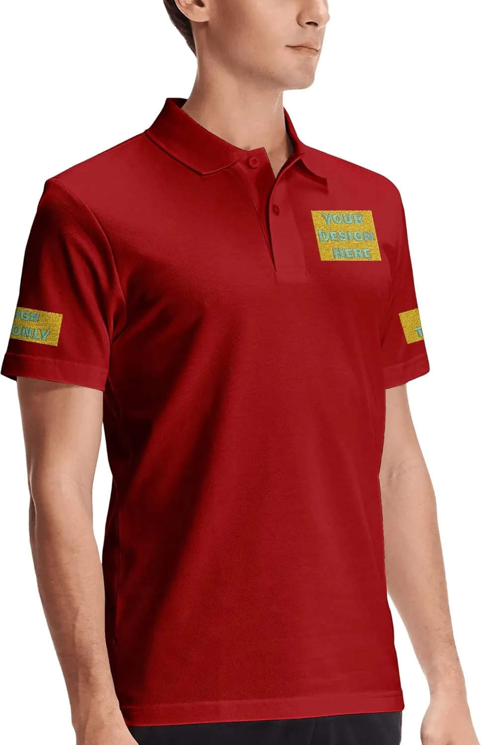 Custom Polo Shirts Design Your Own Logo Photo Name Customized for Men Company Polos Personalized Golf Tshirts S-4XL
