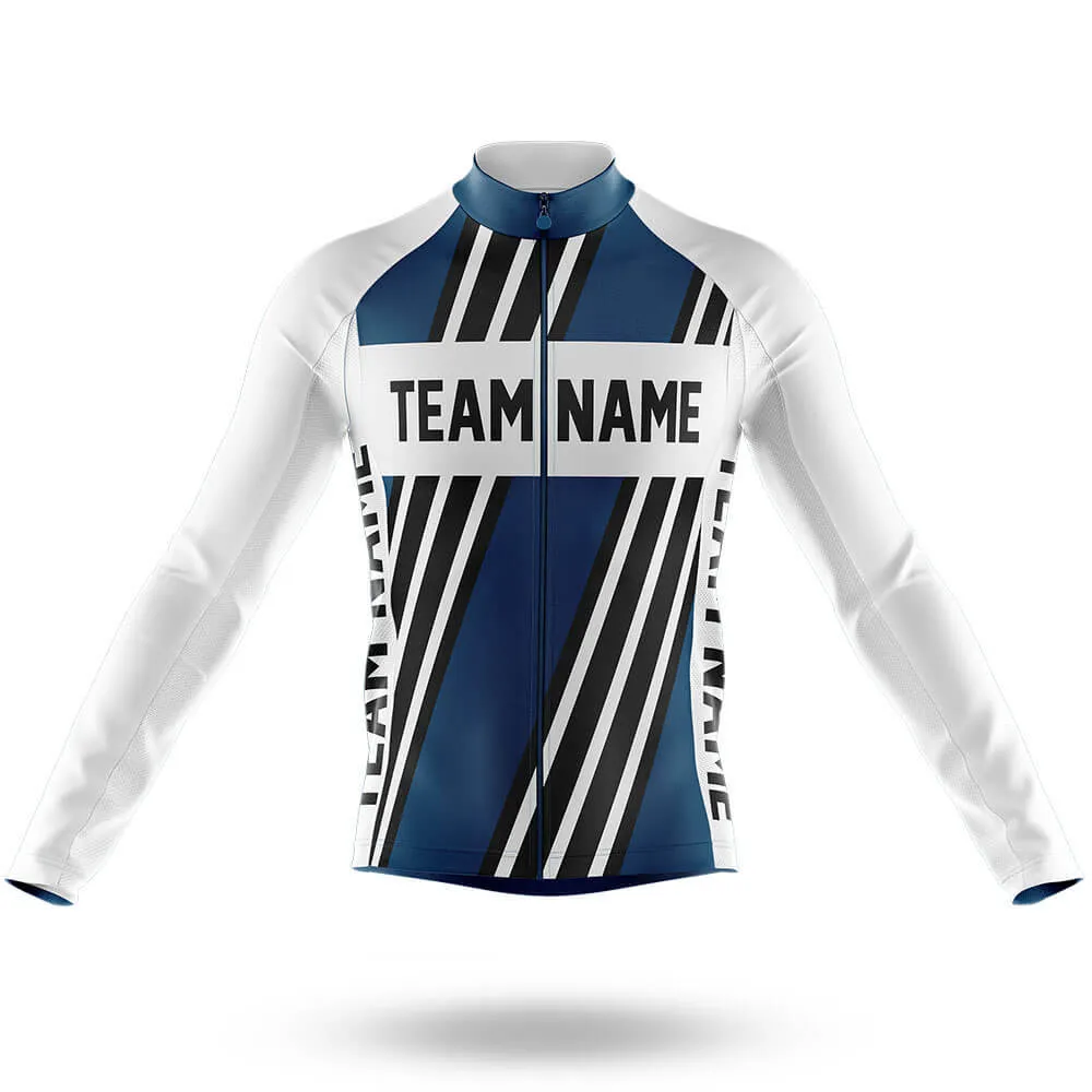Custom Team Name M5 Navy - Men's Cycling Kit