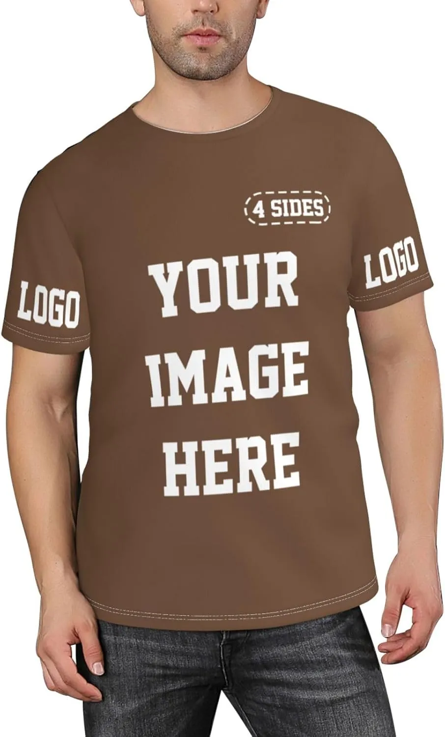 Custom Tshirts for Men Women Design Your Own Personalized T Shirt Customized T-Shirts Shirts Tee Add Text Photo Logo