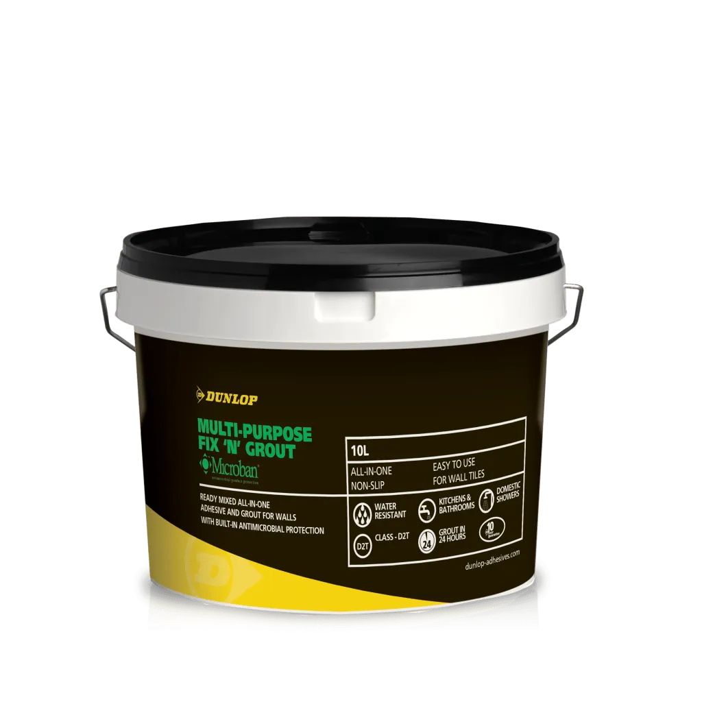 Dunlop Fix & Grout Ceramic Tile Adhesive 2.5L