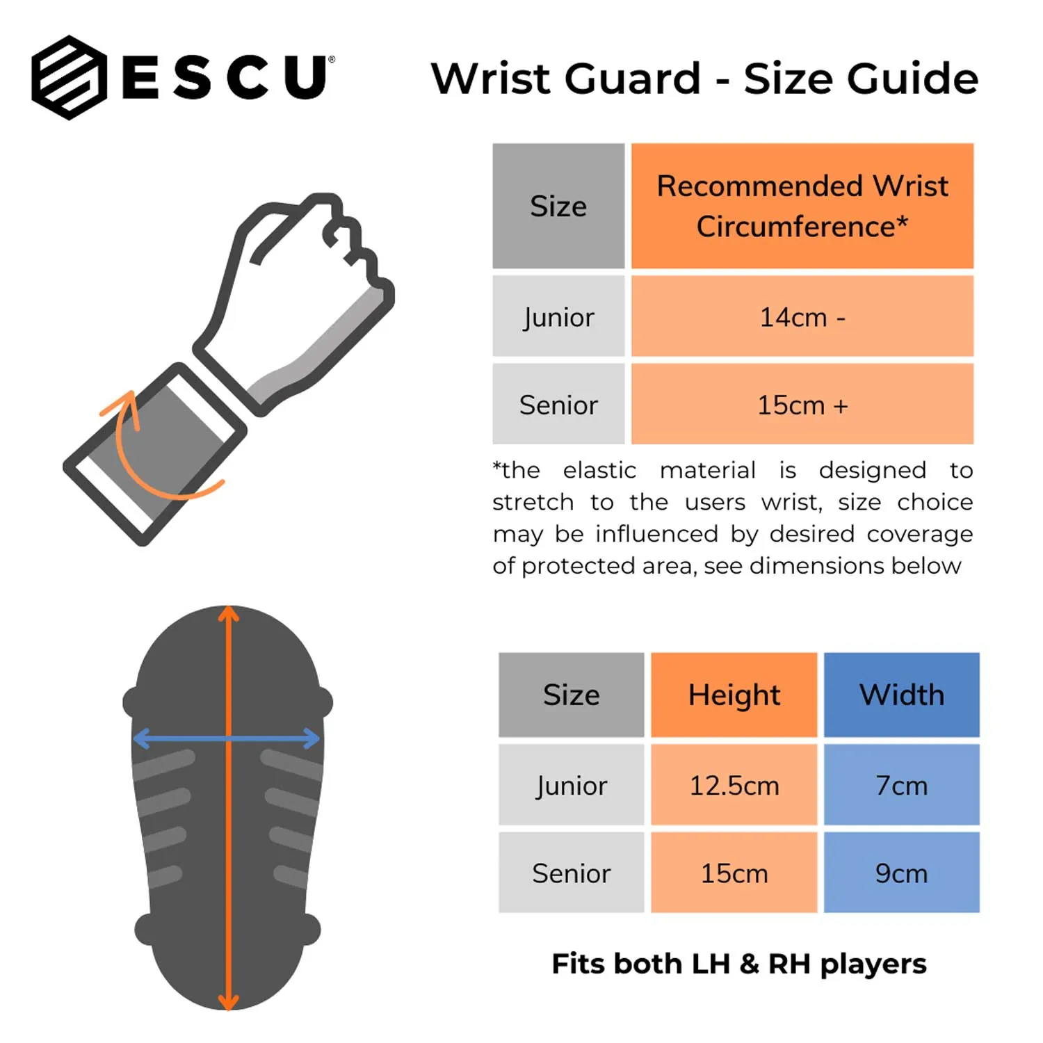 ESCU Cricket Wrist / Armguard - Junior
