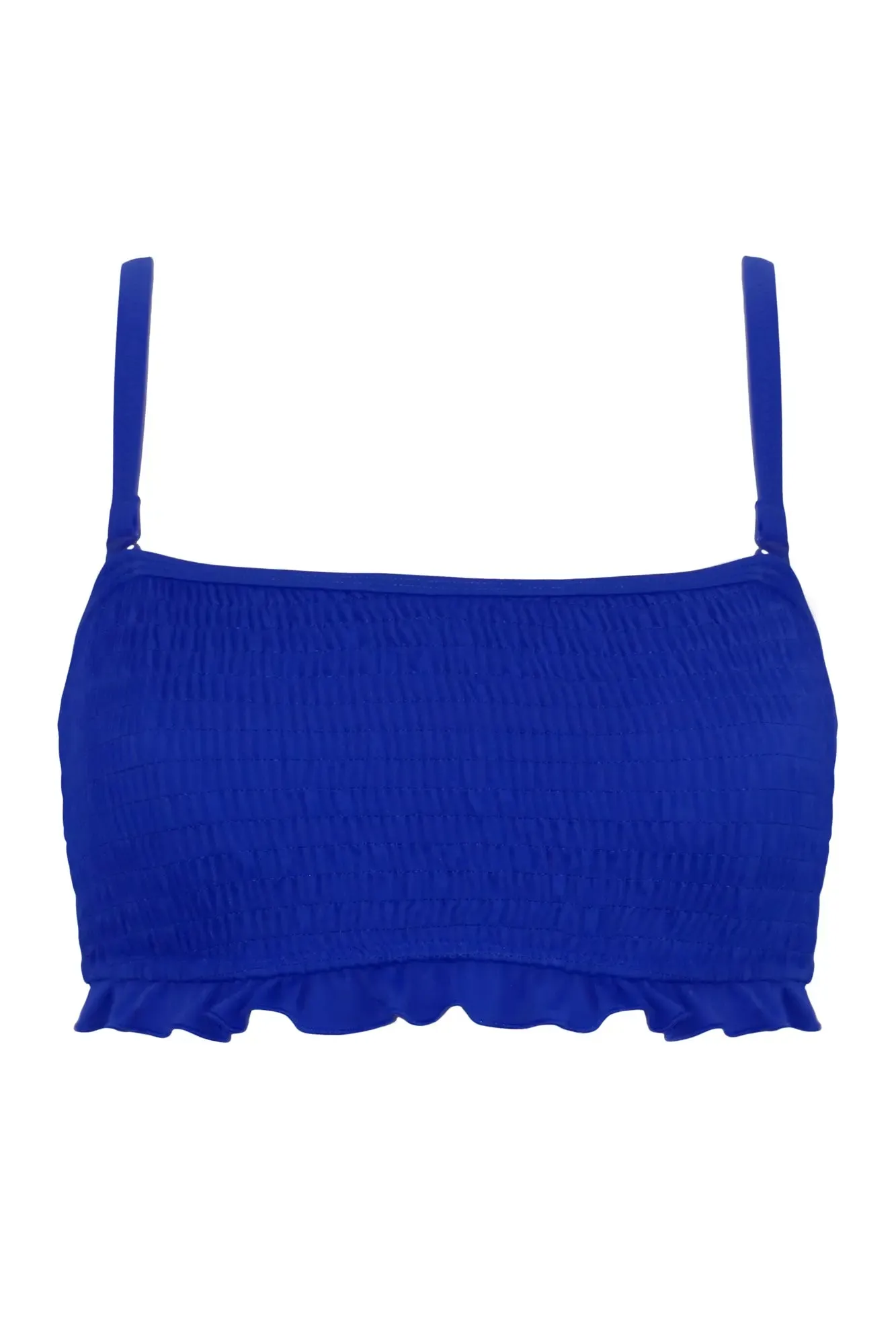 Free Spirit Strapless Underwired Bikini Top In Ultramarine - Pour Moi