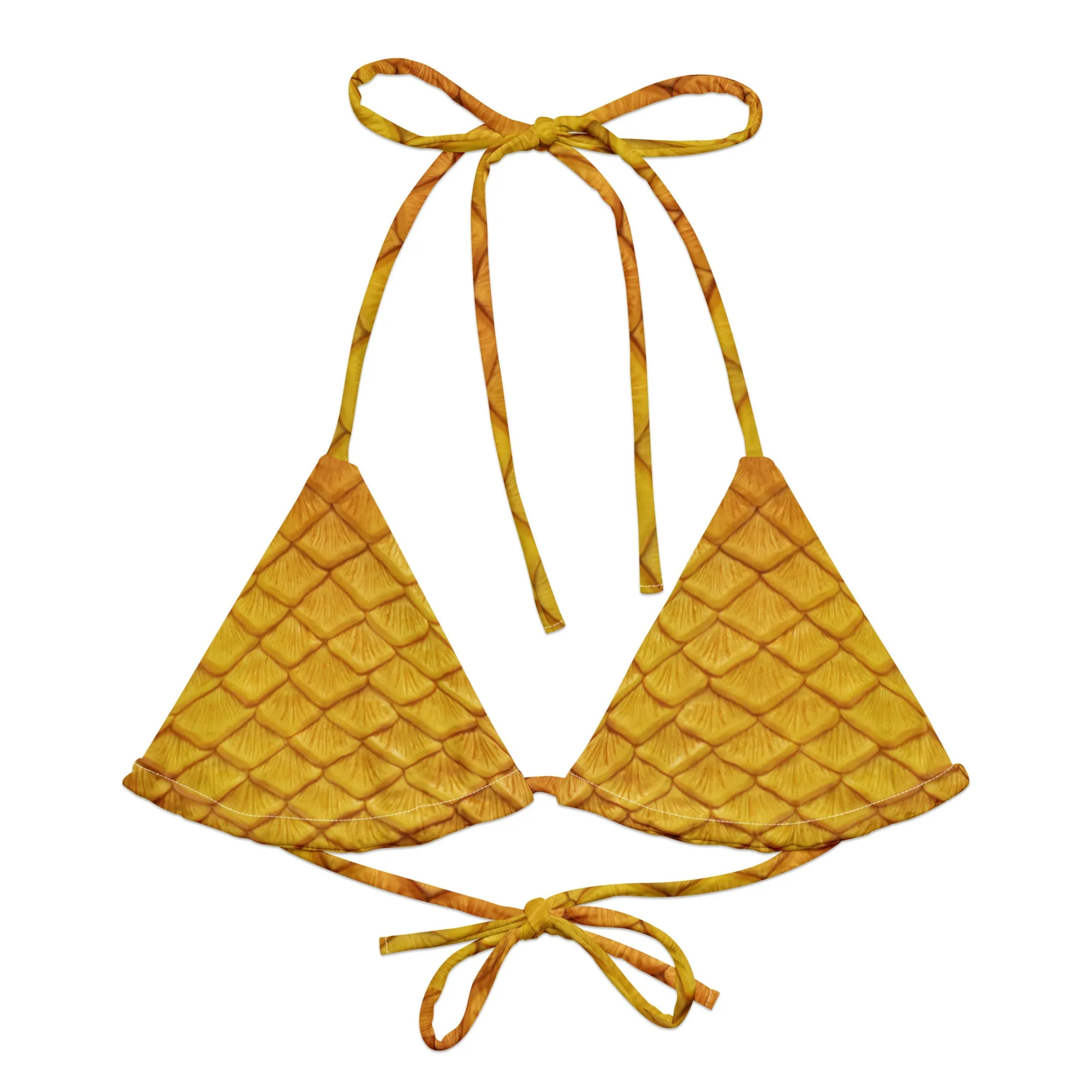 Golden Hour Recycled String Bikini Top