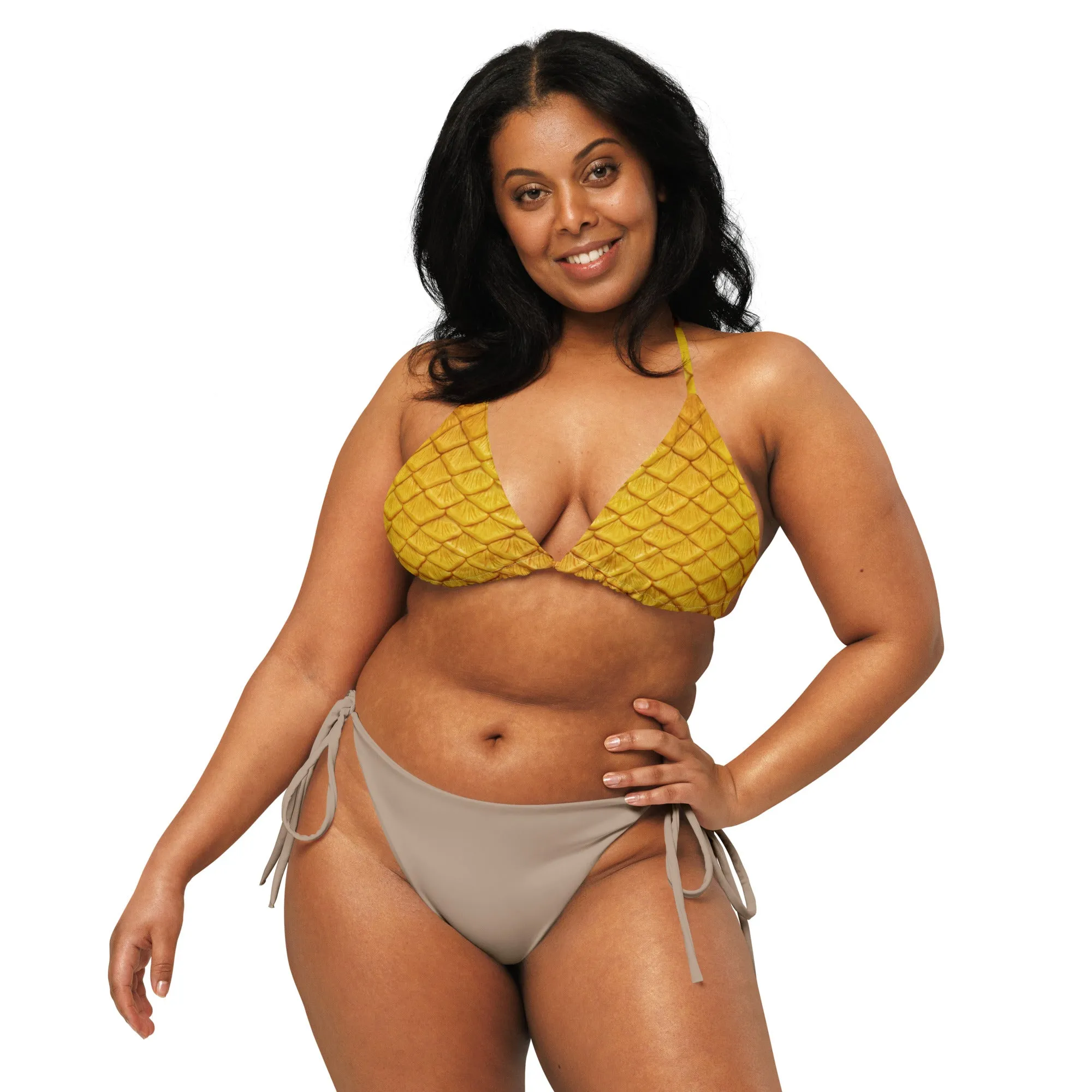 Golden Hour Recycled String Bikini Top