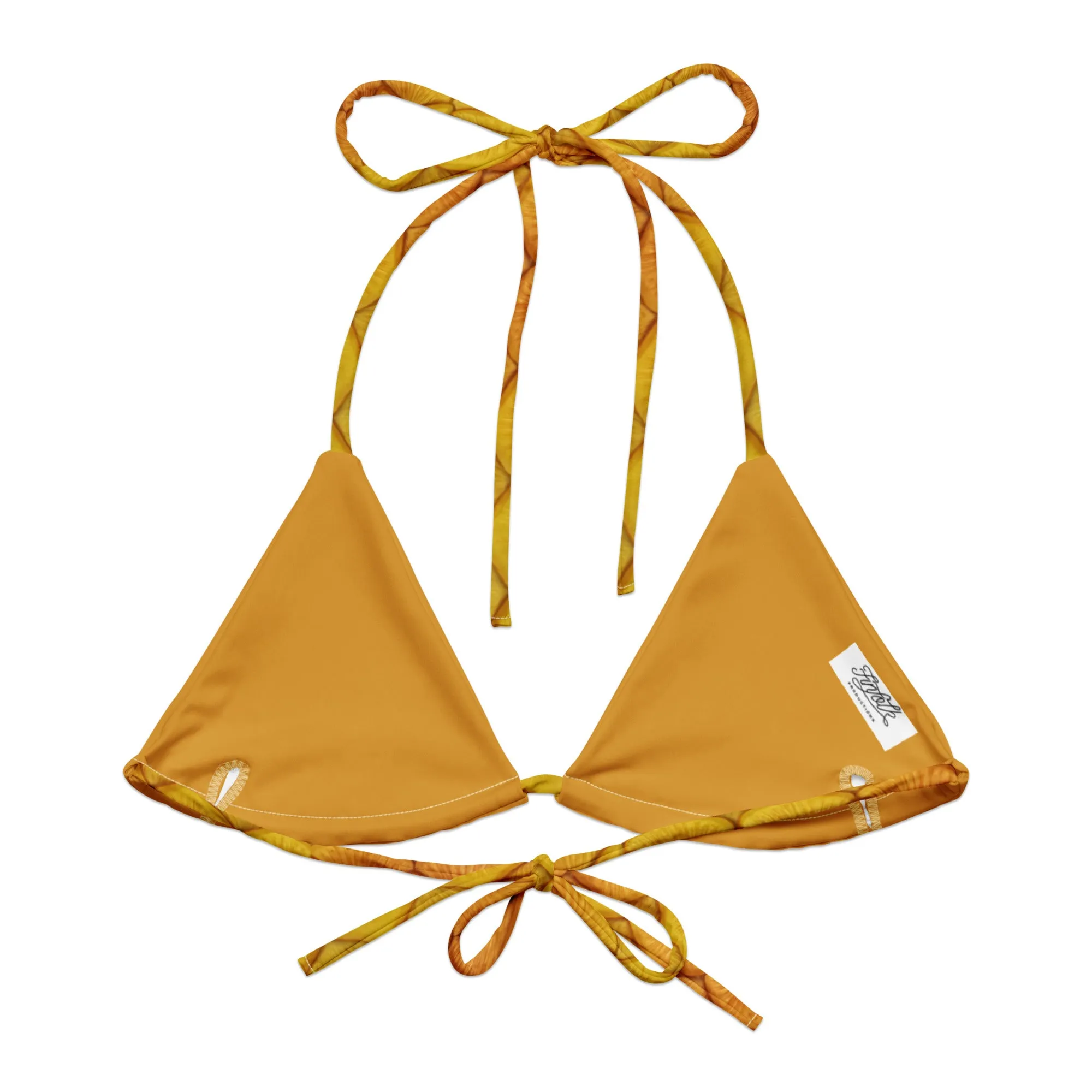 Golden Hour Recycled String Bikini Top