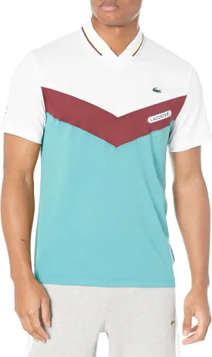 Lacoste Men's Slim Fit Tennis X Daniil Medvedev Seamless Effect Polo Shirt