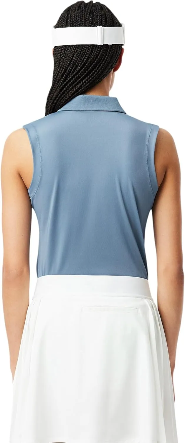 Lacoste Women's Sport Ultra Dry Slim Fit Anti-uv Stretch Golf Polo Shirt