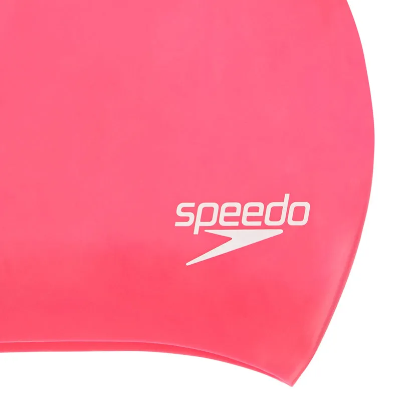 Speedo - Long Hair Silicone Cap - Pink