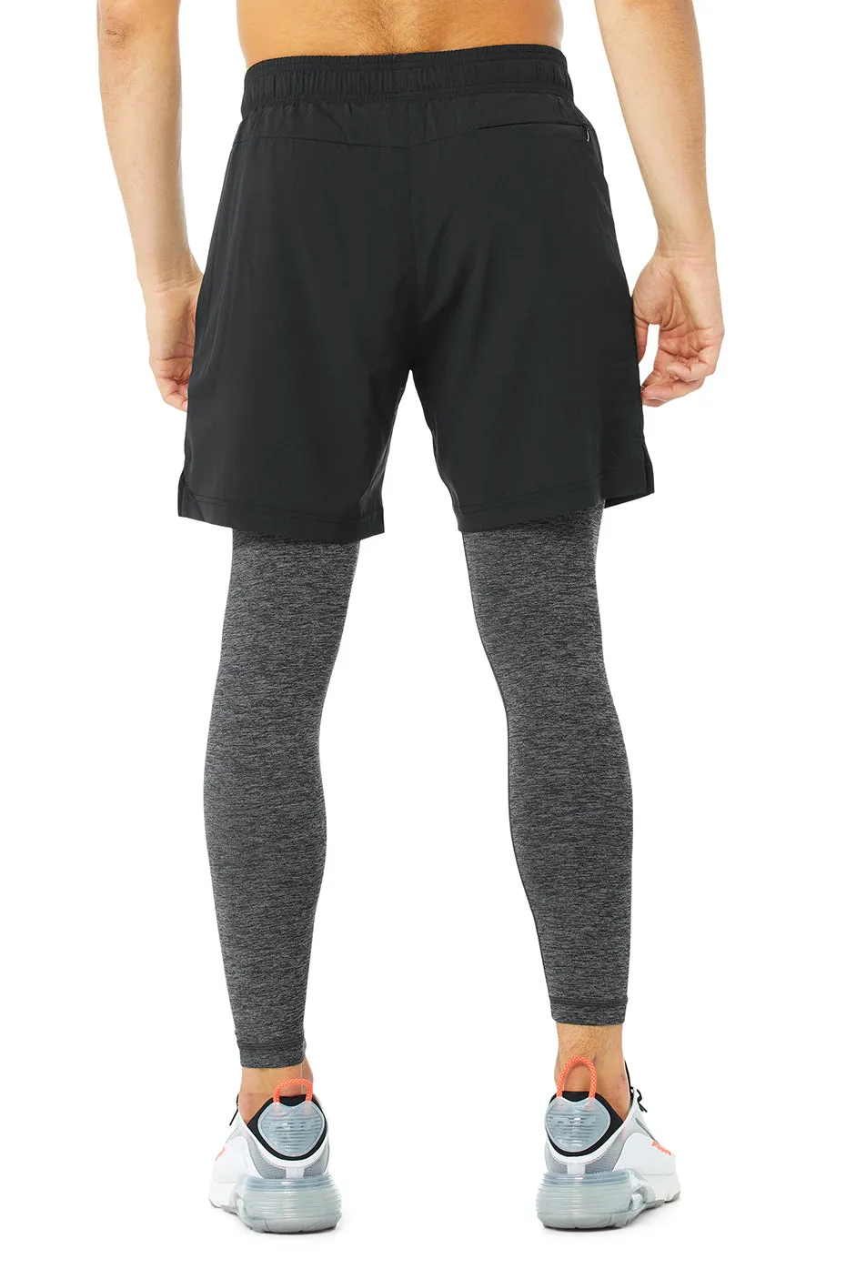 Stability 2-In-1 Pant - Black/Dark Grey Marl