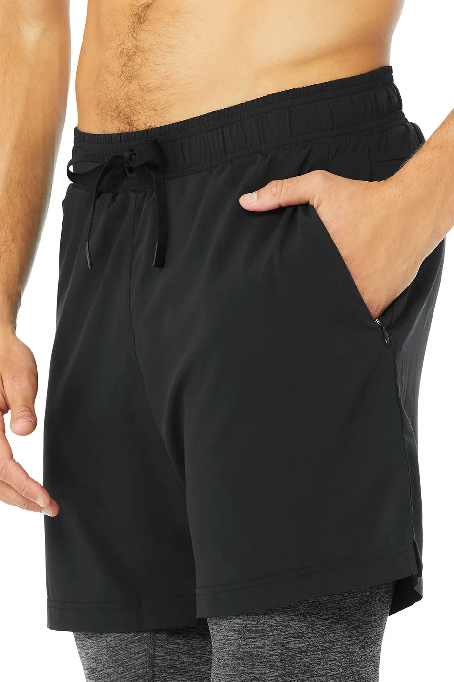 Stability 2-In-1 Pant - Black/Dark Grey Marl