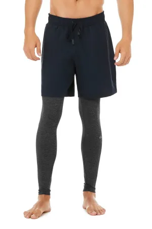 Stability 2-In-1 Pant - Dark Navy/Dark Grey Marl
