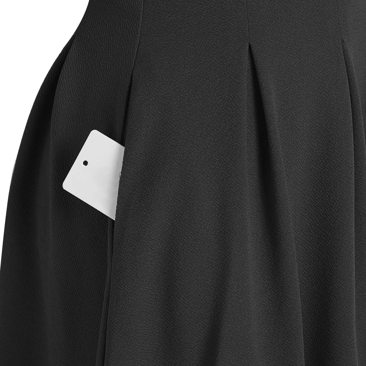 Sureple Women's Retro Sleeveless Swing Casual Work Party Dress with Pockets
