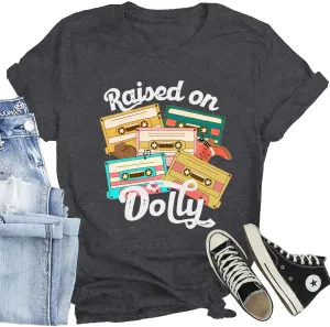 Women Country Music Shirts Summer Nashville Country T-Shirt Vintage 80s Cassette Tape Tee Tops