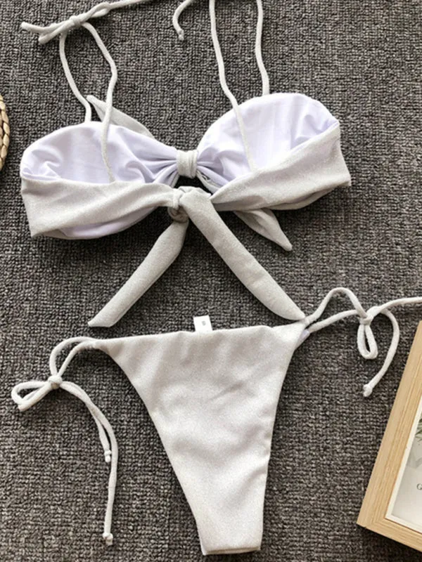 Women's High Rise Tie Strapped Bikini