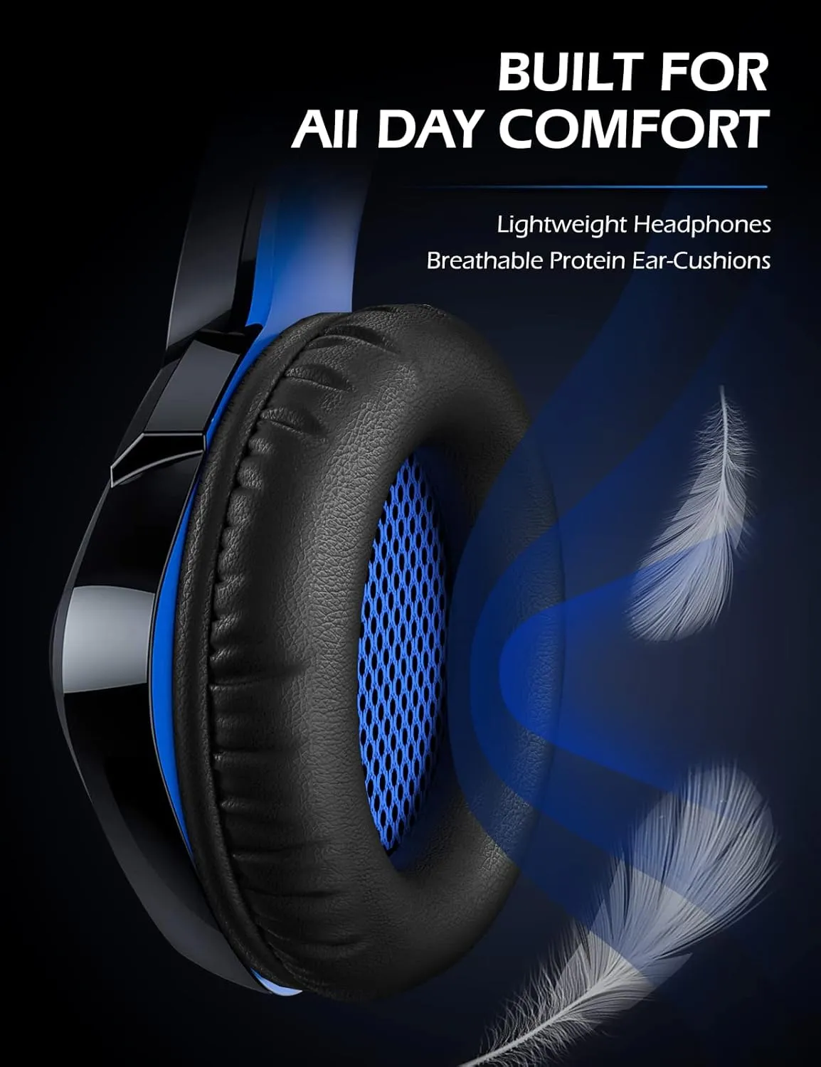 ZIUMIER Gaming Headset for PC, PS4, PS5, Xbox One, Xbox Series S/X, Switch, Noise Canceling Microphone, Stereo Surround Sound, 3.5mm Wired Gaming Headphones